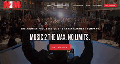 Desktop Screenshot of music2themax.com